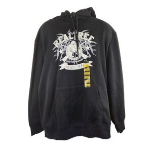Realtree Outfitters 1986 Mens Graphic Hoodie Sz‎ 2XL Black  Pullover Top NWT NEW